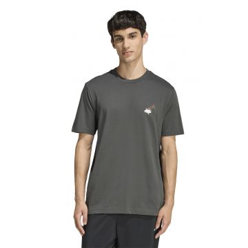 Tricou regular fit de bumbac cu imprimeu grafic Cheesecake - Gri inchis