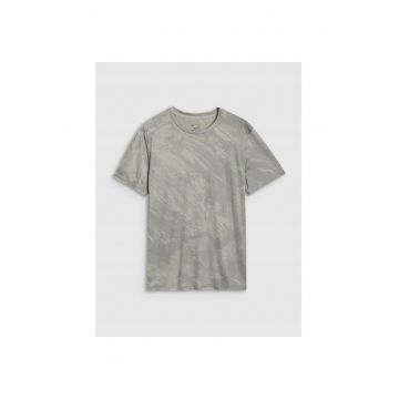 Tricou sportiv barbati  kaki - uscare rapida - croiala regular -