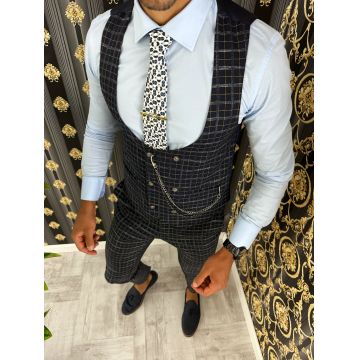 Vesta barbati eleganta slim fit bleumarin B1458  P20-2.1