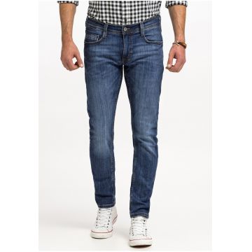 Blugi Barbati  Oregon Tapered - Albastru Denim - Talie Joasa - W31 L32
