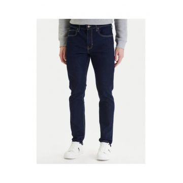 Blugi barbati -  slim fit - bleumarin - 68% bumbac - 30% poliester - 2% elastan