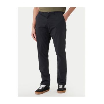Pantaloni barbati -  chino - fermoar - negru - 60% bumbac reciclat - 40% poliester