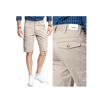 Pantaloni scurti barbati  Cargo - bej - bumbac - dimensiune - Bej