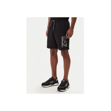 Pantaloni sport barbati -  bumbac negru