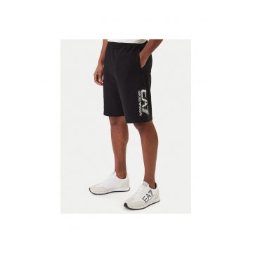 Pantaloni sport barbati -  bumbac - negru -