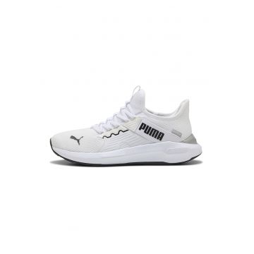 Pantofi Softride Enzo 5 de plasa cu imprimeu logo pentru alergare - Negru/Alb murdar