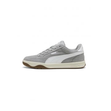 Pantofi sport Park LT Laces cu logo - Alb/Gri deschis