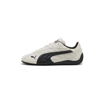 Pantofi sport Speedcat de piele - Alb fildes/Negru