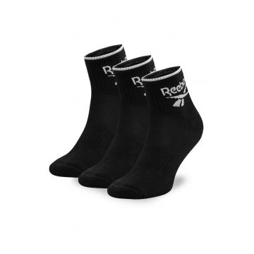 Set 3 perechi sosete lungi -  negru - 40-42