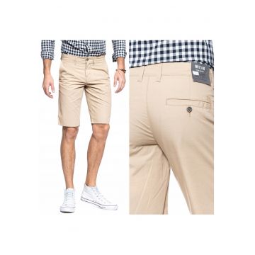 Shorts Din Material -  Classic Chino Short - Croi Regular - Compozitie Material: 100% Bumbac - Inaltimea Taliei: Medie - Numar De Buzunare: 5 - 31 EU - Bej