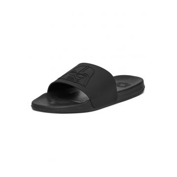 Slapi barbat -  negru - plastic -