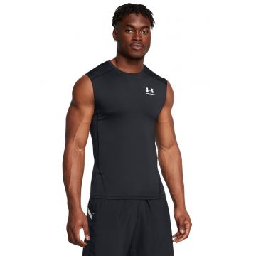 Top de compresie - pentru fitness HeatGear® - Gri antracit