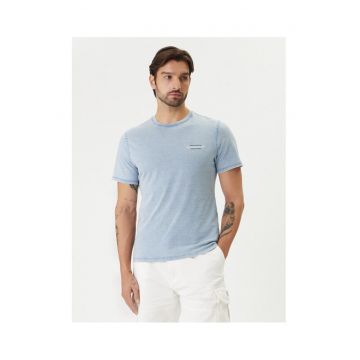 Tricou Barbatesc  Bumbac - Albastru