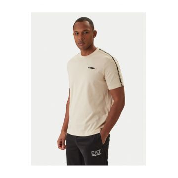 Tricou barbati -  bumbac - bej deschis -