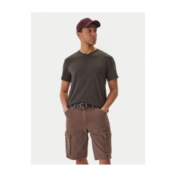 Tricou barbati -  bumbac organic - verde