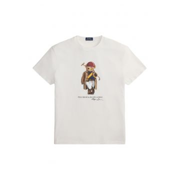 Tricou Barbati -  Simplu - Slim fit - Alb - Bumbac
