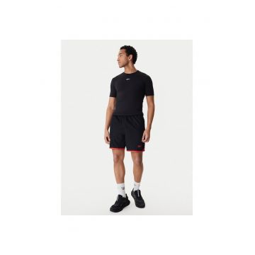 Tricou sport barbati -  slim fit - negru - poliester