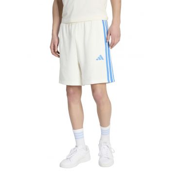 Bermude Essentials 3-Stripes - Albastru/Alb murdar