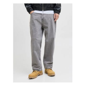 Blugi barbati ALEX - cu talie inalta si croiala Baggy fit - Gri - W29 L34