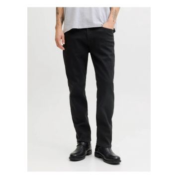 Blugi barbati CLARK - cu talie medie si croiala Regular fit - Negru - 38 - 32
