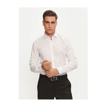 Camasa barbati -  slim fit - alb - bumbac -