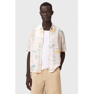 Camasa boxy fit cu imprimeu Breezer - Multicolor