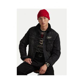 Geaca barbati -  neagra - denim