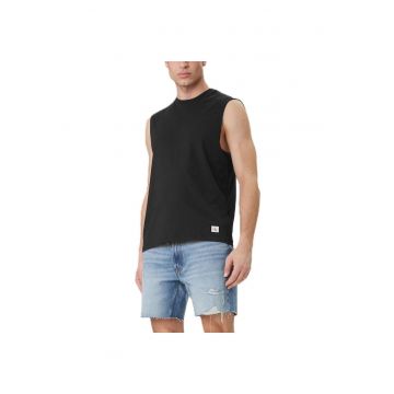 Maiou  30S JERSEY BADGE MUSCLE TANK-LV04RF273G-UB1