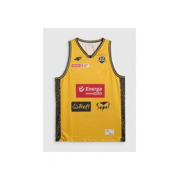 Maiou de baschet barbati  Trefl Sopot - galben - tehnologie 4FDry