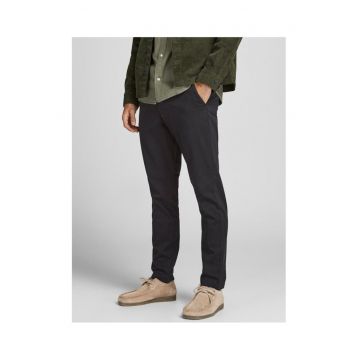 Pantaloni barbati -  300893951 - Bumbac - Negru - Negru
