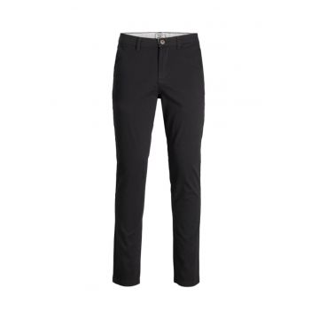 Pantaloni barbati Jack Jones - 12174152 - Bumbac - Negru - Negru