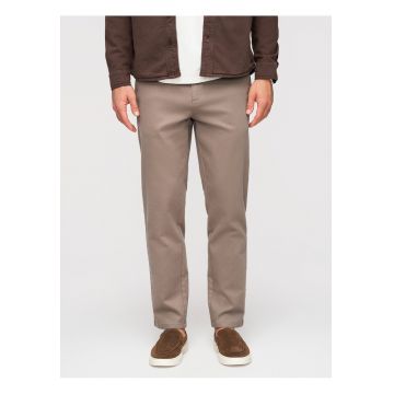 Pantaloni barbati Slim Fit Twill cu Elastan Pantaloni Casual Eleganti - Gri