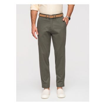 Pantaloni Chino Barbati Bumbac Elastic Croiala Regular - Kaki