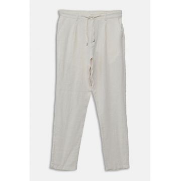 Pantaloni de in cu snur in talie