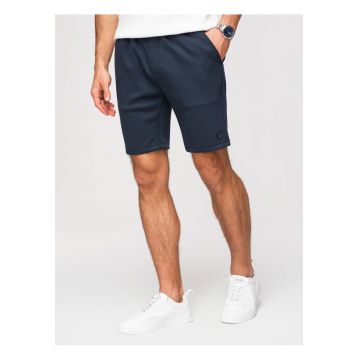 Pantaloni scurti barbati - regular fit - material tricotat - ajustabili cu snur
