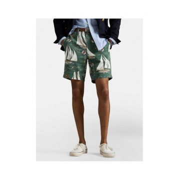 Pantaloni scurti barbati  verzi - bumbac