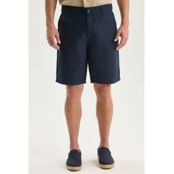 Pantaloni scurti chino din amestec de in