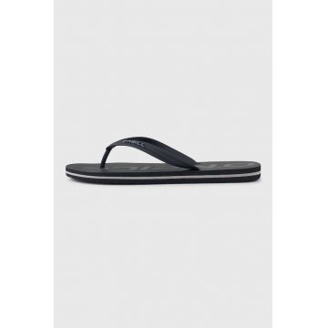 Papuci flip-flop cu logo - Negru/Gri
