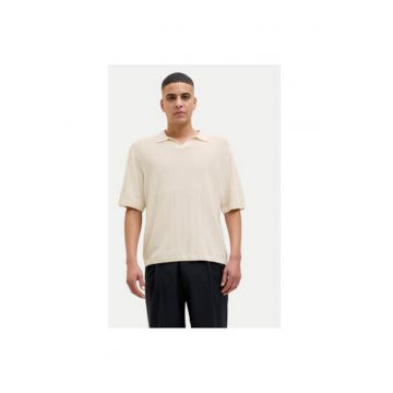 Pulover barbati Jack Jones - 12272578 - Bumbac - Bej - Bej