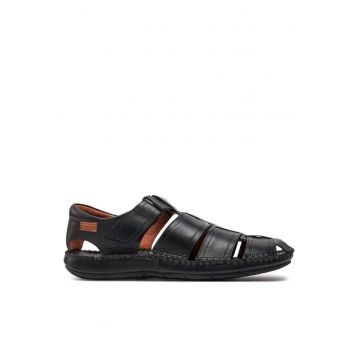 Sandale barbati  197883684 - Piele naturala - 40 EU - Negru