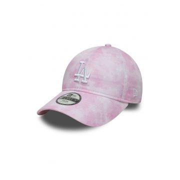 Sapca cu model tie-dye 9Twenty - Alb murdar/Roz