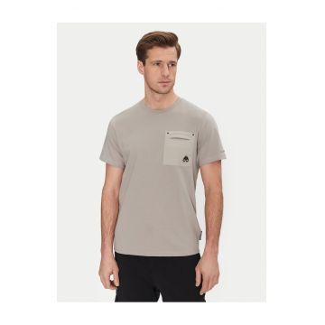 Tricou barbat  gri - bumbac