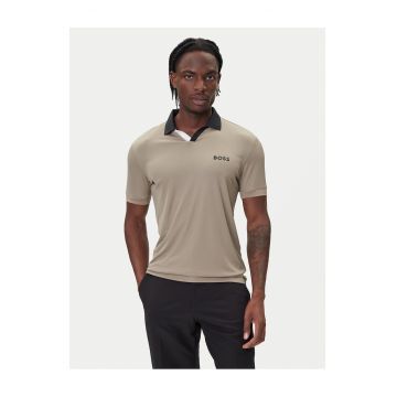 Tricou barbati  bej - din bumbac -
