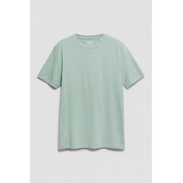 Tricou de bumbac cu logo discret