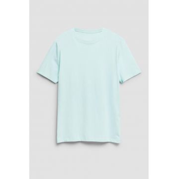 Tricou de bumbac cu logo discret