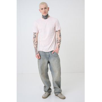 Tricou de bumbac Original Garment Dye - Roz pal