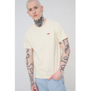 Tricou de bumbac Original Housemark - Bej deschis