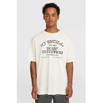 Tricou lejer cu imprimeu logo Muir - Alb