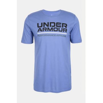 Tricou lejer pentru antrenament Wordmark - Albastru petrol