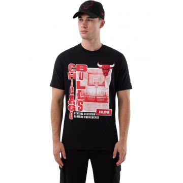 Tricou  NBA Graphic Chicago Bulls 61543 - Negru